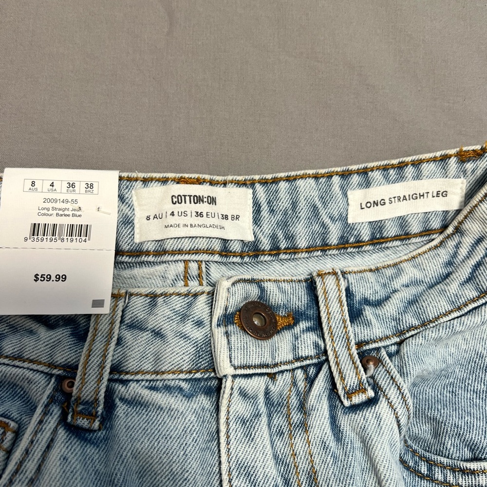 Long Straight jean Barlee Blue